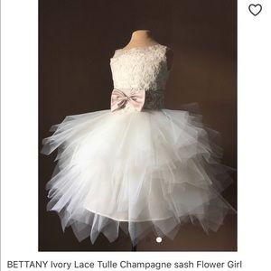 Flower girl dress.